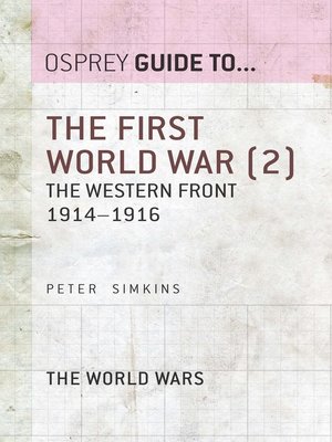 cover image of The First World War, Volume 2